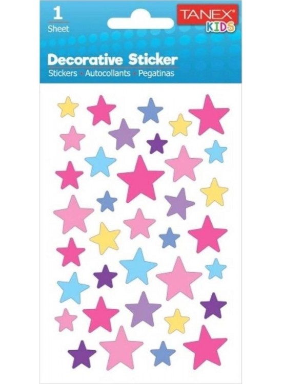 Tanex Stickers Eu Puffy Damla Etiket Yıldız Serisi 6 Ad.Tnx-25017 Tanex Stickers Eu Puffy Damla Etiket Yıldız Serisi 6 Ad.Tnx-25017