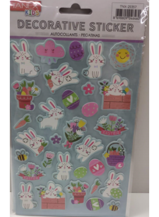 Tanex Tavşan Serisi Puffy Etiketi Tnx-25357