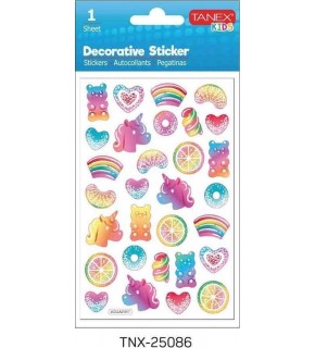 Tanex Unıcorn Serisi Etiketi 5 Ad.Tnx-25086