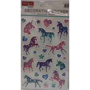 Tanex Unıcorn Serisi Puffy Etiketi Tnx-25354