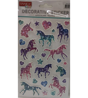 Tanex Unıcorn Serisi Puffy Etiketi Tnx-25354