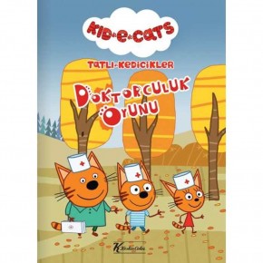 Tatlı Kedicikler Hikaye Kitabı Doktorculuk Oyunu 20x28 6 YP