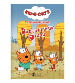 Tatlı Kedicikler Hikaye Kitabı Doktorculuk Oyunu 20x28 6 YP