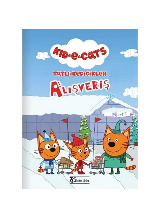 Tatlı Kedicikler Hikaye Kitabı Market Alışverişi 20x28 6 YP