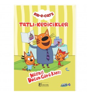 Tatlı Kedicikler Hikaye Kitabı Müzikli Doğum 20x28 4 YP