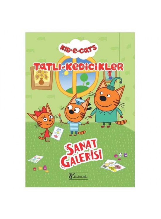 Tatlı Kedicikler Hikaye Kitabı Sanat Galerisi 20x28 4 YP