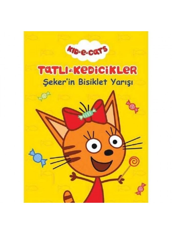 Tatlı Kedicikler Hikaye Kitabı Şeker İn Bisiklet Yarışı 20x28 6 YP