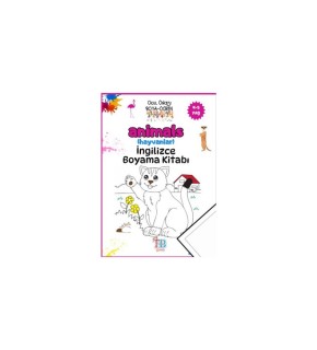 Tb Çoçuk Boyama Kitabı Animals (Hayvanlar ) İngilizce 44 Syf