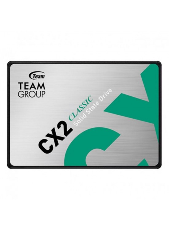 Team 256GB CX2 520-430MB-s 2.5" SATA3 SSD Disk (T253X6256G0C101)