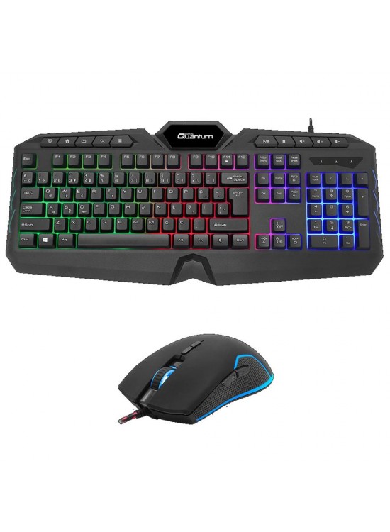 TechnoPc Quantum Gaming QG-Q6548QU Renkli Arkadan Aydınlatmalı+8000Dpi Mouse