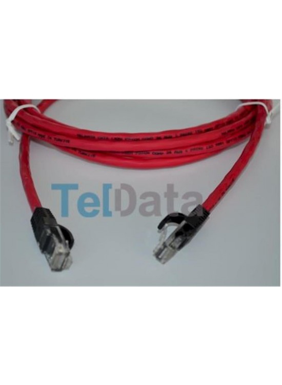 Teldata TLD-050K Cat6 0.50MT Kırmızı Utp Patch Kablo
