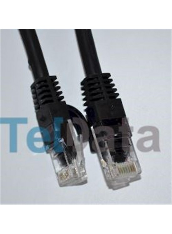 Teldata TLD-1000S Cat6 10MT Siyah Utp Patch Kablo