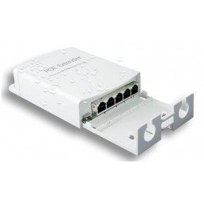 Teldata TLD-EXP Poe Extender 10-100-1000 1 İnput 4 Output 12W İç Ortam