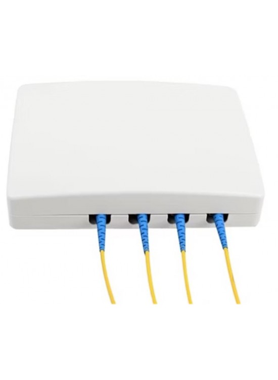 TELDATA TLD-FTTH465 FTTH SONLANDIRMA KUTUSU SIMPLEX-4 PORT-INDOOR-WHITE