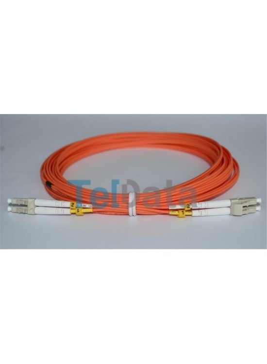 TELDATA TLD-LCLCOM31 LC-UPC-LC-UPC MM DX OM2 1 METRE FIBER OPTIK PATCHCORD
