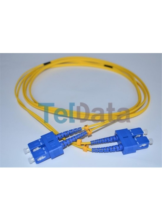 TELDATA TLD-SC115 SC-UPC-SC-UPC SM DX 5 METRE FIBER OPTIK PATCHCORD