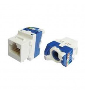Teldata  TLD-UTP180 CAT6 180° UTP Keystone Jack 10 lu Paket Legrand Type