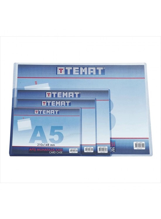 Temat Tabela Poşeti (Afiş Muhafaza Kabı) A5 273245 (1 Adet)