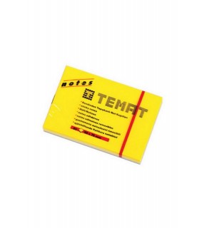 Temat Yapışkanlı Not Kağıdı 50x75 MM Fosforlu Sarı 11064 (1 Adet)
