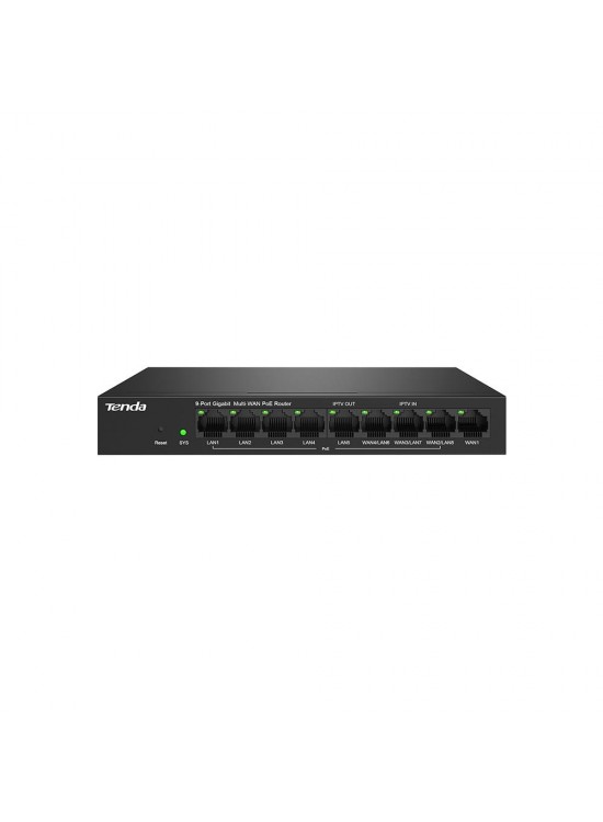 Tenda G0-8G-PoE 9 Port 8 Port Poe+ 10-100-1000 Switch Çelik Kasa POE Router
