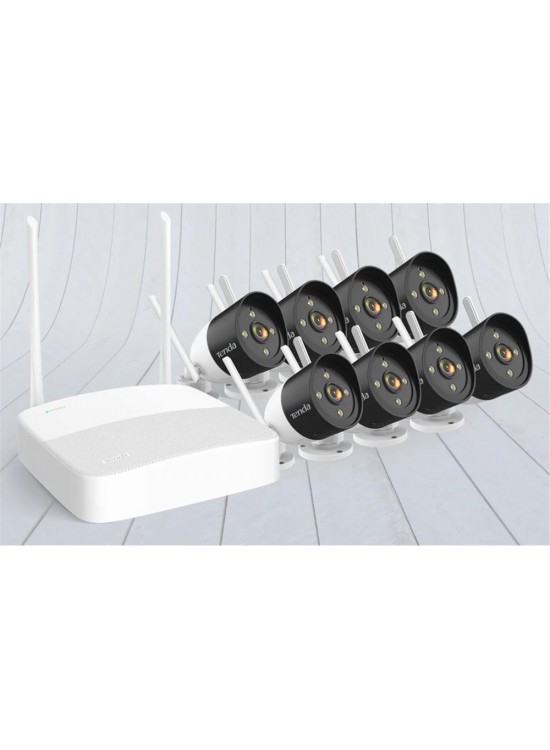 Tenda K8W-3TC 8 Kanal NVR Kayıt Cİhazı + 8 Adet Outdor Ip Wifi Bullet Kamera Set Tenda K8W-3TC 8 Kanal NVR Kayıt Cİhazı + 8 Adet Outdor Ip Wifi Bullet Kamera Set