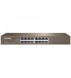 Tenda TEF1016D 16 Port 10-100 Mbps Switch Çelik Kasa Rack Mount