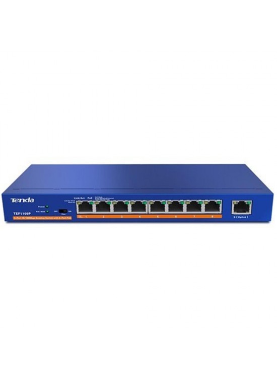 Tenda TEF1109P-8-63W 9 Port 8 Port Poe+ 10-100 Switch Tenda TEF1109P-8-63W 9 Port 8 Port Poe+ 10-100 Switch