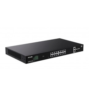Tenda TEG2220P-16-250W 16 Port 10-100-1000 POE +2 SFP Switch Cloud Yönetilebilir Çelik Kasa Switch