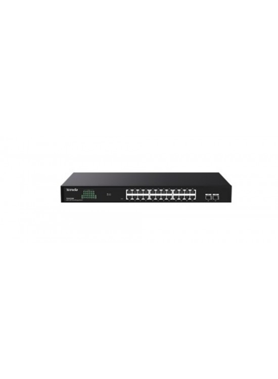 Tenda TEG2226F 24 Port 10-100-1000 + 2 Port SFP Switch Cloud Yönetilebilir Çelik Kasa Switch