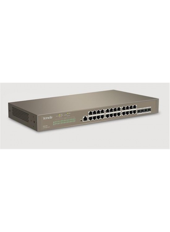 Tenda TEG3328F 24 Port 10-100-1000 Switch 4 Port SFP L2 Çelik Kasa Rack Mount Tenda TEG3328F 24 Port 10-100-1000 Switch 4 Port SFP L2 Çelik Kasa Rack Mount
