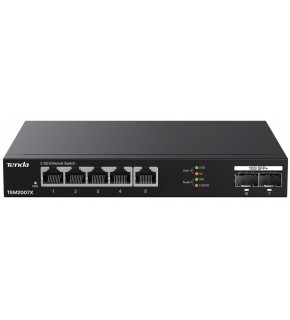 Tenda TEM2007X 2.5Gb Switch 7 Port 5x2.5G Por+2x10Gb SFP+ 50Gbps Yönetilmeyen Nas, Oyun PCsi Switch