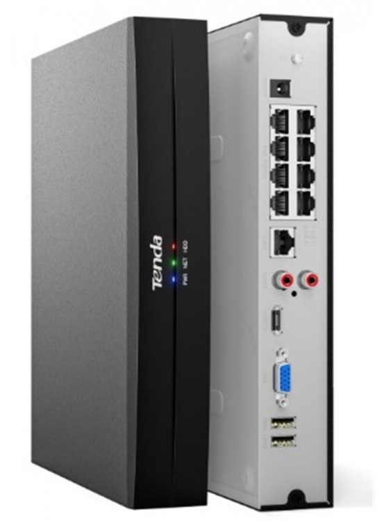 Tenda TN3108-8P 8 Kanal Poe 4K 8MP Destekli NVR Kayıt Cİhazı
