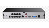 Tenda TN3108-8P 8 Kanal Poe 4K 8MP Destekli NVR Kayıt Cİhazı