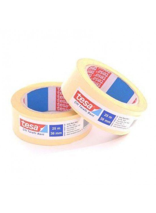 Tesa Çift Taraflı Bant Filmik Şeffaf 25x38 Mt 64621-00067-00 Tesa Çift Taraflı Bant Filmik Şeffaf 25x38 Mt 64621-00067-00