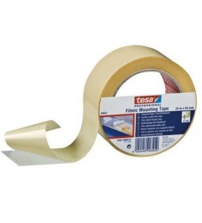 Tesa Çift Taraflı Bant Filmik Şeffaf 25x50 Mt 64621-00069-00