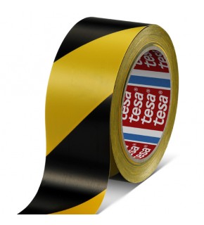 Tesa İkaz Bandı Yer İşaretleme Çizgili Sarı-Siyah 33x50 60760-00093-15