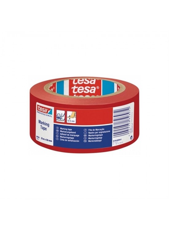 Tesa İkaz Bandı Yer İşaretleme Kırmızı 33x50 60760-00096-15 Tesa İkaz Bandı Yer İşaretleme Kırmızı 33x50 60760-00096-15