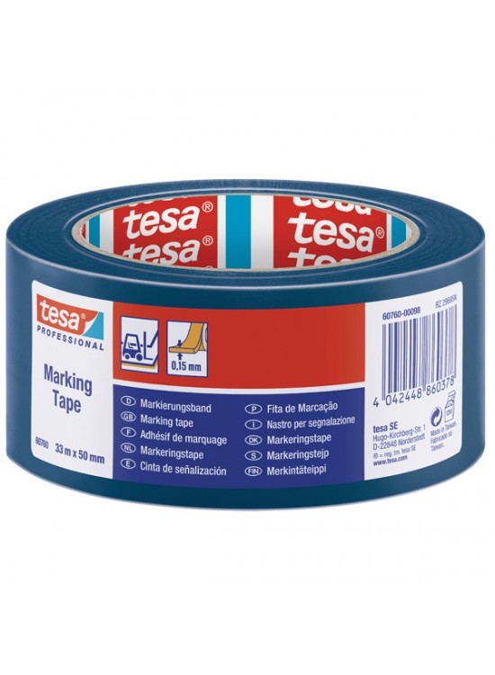 Tesa İkaz Bandı Yer İşaretleme Mavi 33x50 60760-00098-15