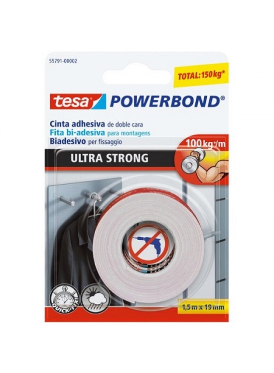 Tesa Powerbond Ultra Güçlü 1.5mx19mm 66792-00004