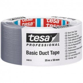 Tesa Tamir Bandı Basic Duck Siyah 50x50 04610-00004-00