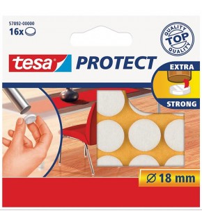 Tesa Zemin Koruyucu Daire Keçe Beyaz 16x18 MM x (1 Adet)