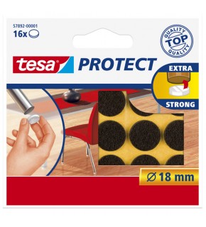 Tesa Zemin Koruyucu Keçe Daire Kahve 18 MM Kahverengi 57892