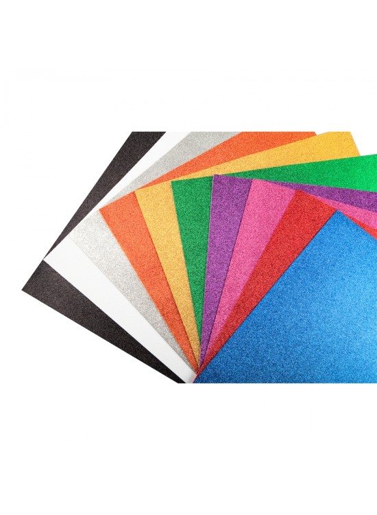 Tgb Simli Fon Kartonu 50X70 10 Lu Karışık