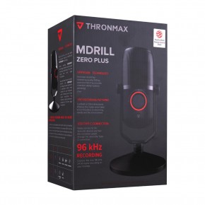 Thronmax M4 ZERO PLUS Siyah USB 96Khz 24bit 3,5mm Ses Konrtrol Mikrofon
