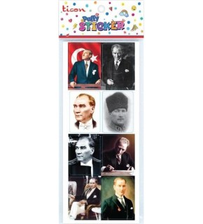 Ticon Puffy Sticker Atatürk Tps-017/4 (1 Adet)