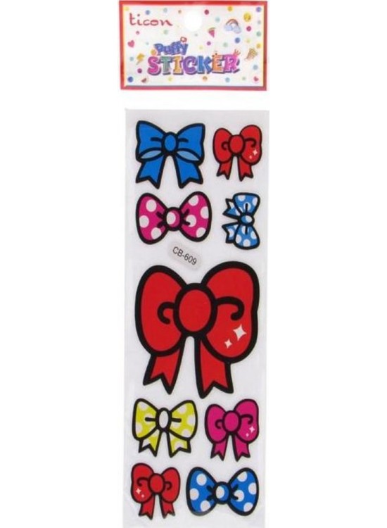 Ticon Puffy Sticker Fiyonk Tps-009/6 (1 Adet)