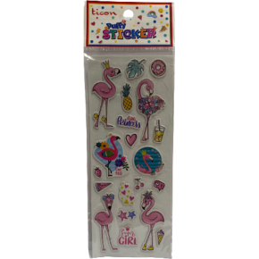 Ticon Puffy Sticker Flamingo Tps-011/1