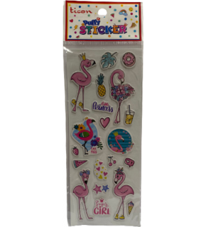 Ticon Puffy Sticker Flamingo Tps-011/1