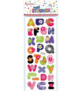 Ticon Puffy Sticker Harf Tps-005/1 (1 Adet)