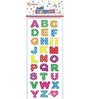 Ticon Puffy Sticker Harf Tps-005/3 (1 Adet)